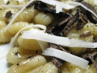 Gnocchi with Truffles for dinner in Zagorochoria