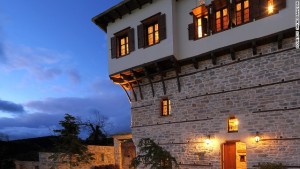 A renovated 18th-century building converted into an immaculate guest house in Pelion mountain Greece
