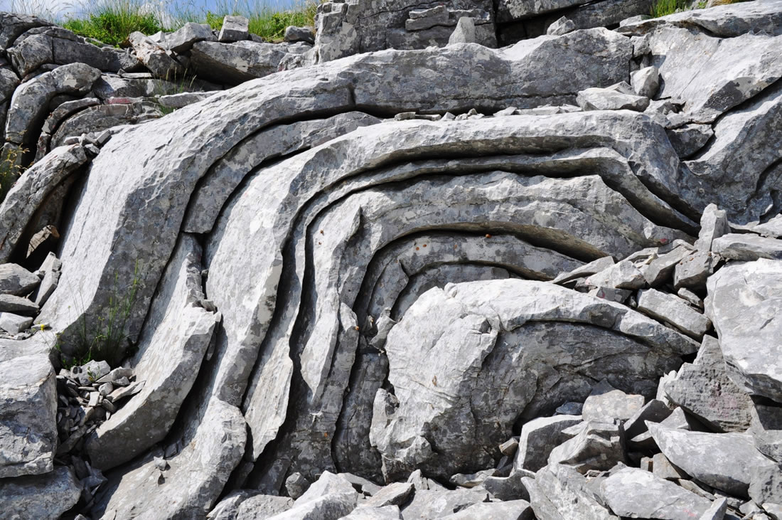 Limestone folds in the Geopark of Vikos-Aoos in Northern Greece